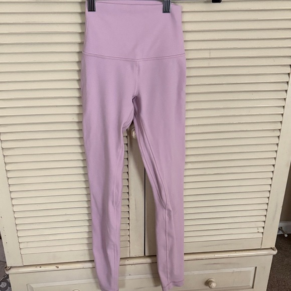 Lulu Pink High Waisted Legging - Picture 1 of 5